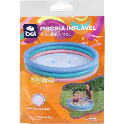 Piscina Inflável Infantil 110L Colorida BelFix 129800-f4a1c230-e57c-43c8-87b3-9a558447a79e