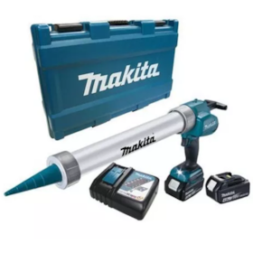 Pistola De Calafetagem a Bateria 18V + 2 Baterias 18V 4Ah+ 1 Carregador e Maleta DCG180RMEB Makita