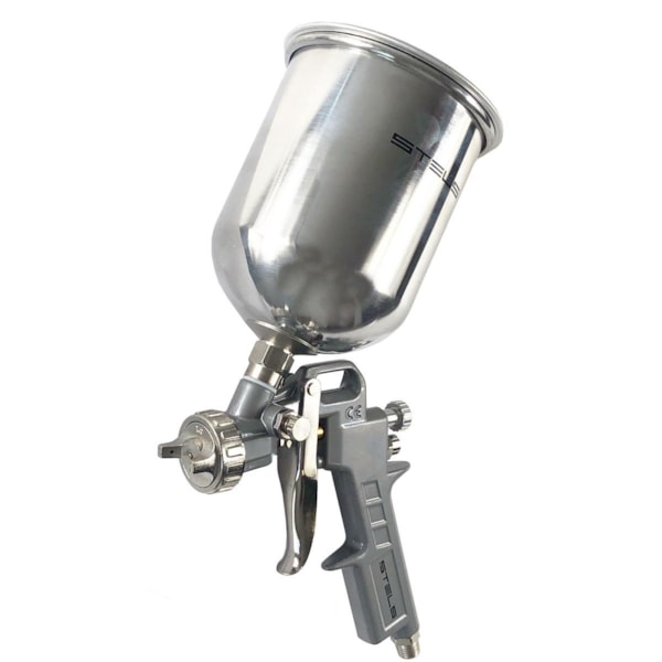 Pistola de Pintura com Tanque Alto 1000ml - Stels-7c656c63-5dab-4716-9dc6-63e0a77f26ae
