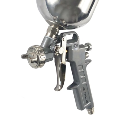 Pistola de Pintura com Tanque Alto 1000ml - Stels-e6bceaa1-22ba-42a8-8e76-6d577eb389e2