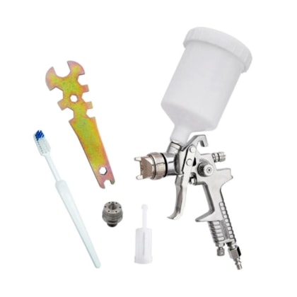 Pistola para pintura HVLP 600ml e Bico 1,4mm Ref.H827P LDR2-5510d931-324b-488d-9f60-1918df2dd431