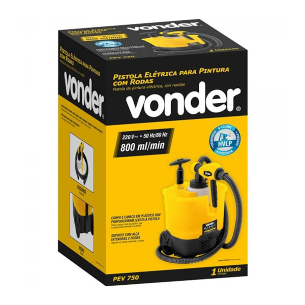 Pistola Pintura Elétrica PEV750 com rodas 110V Vonder-442fe523-41e4-4032-b5e3-600256c9aa19
