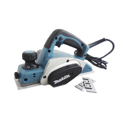 Plaina Elétrica 82MM 620w com Jogo de Facas KP0800 Makita-527c712d-5f80-4960-85e5-fecc0f260fe6