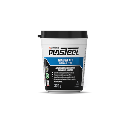 Plasteel Massa 4:1 Solda A Frio Kit (A+B) 450G PQ1 Quimatic