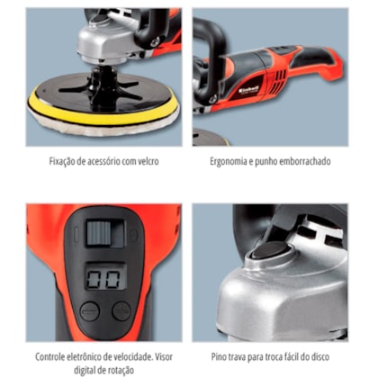 Politriz e Lixadeira Profissional 1100w Einhell-2ebb6637-b1bf-4386-bfd5-ae103778a7a1