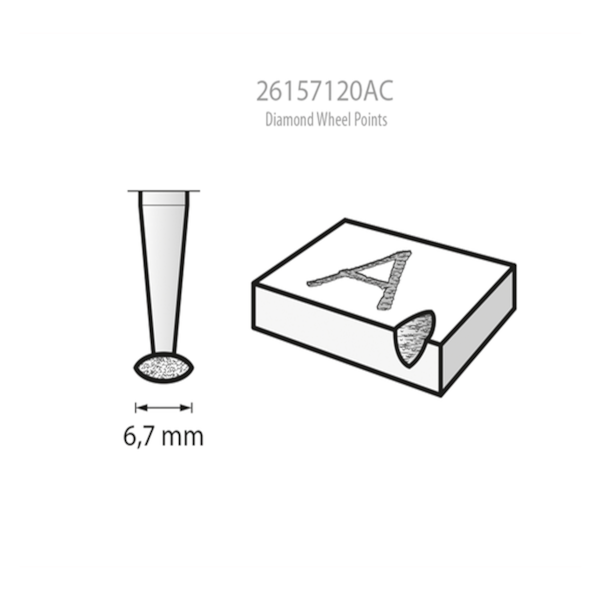 Ponta Diamantada Chata 7120  3/32 26157120AC Dremel-aec967b9-581b-42a3-b31d-ad484f459874