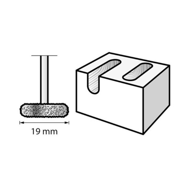 Ponta Montada Circular Tungstênio 19mm 2615009936 Dremel-dbd64f84-4d13-4dfb-a88c-e52e0c560ca8