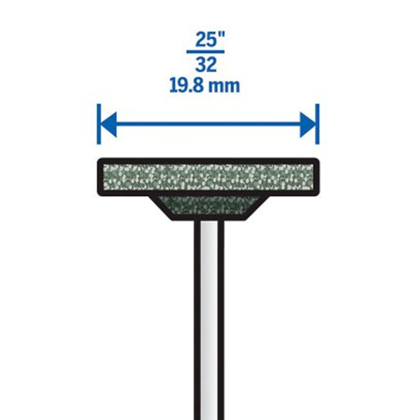 Ponta Montada Prato Carboneto de Silício 19,8mm 85422 Dremel-ac7b809b-8344-4347-b345-78e95f305336