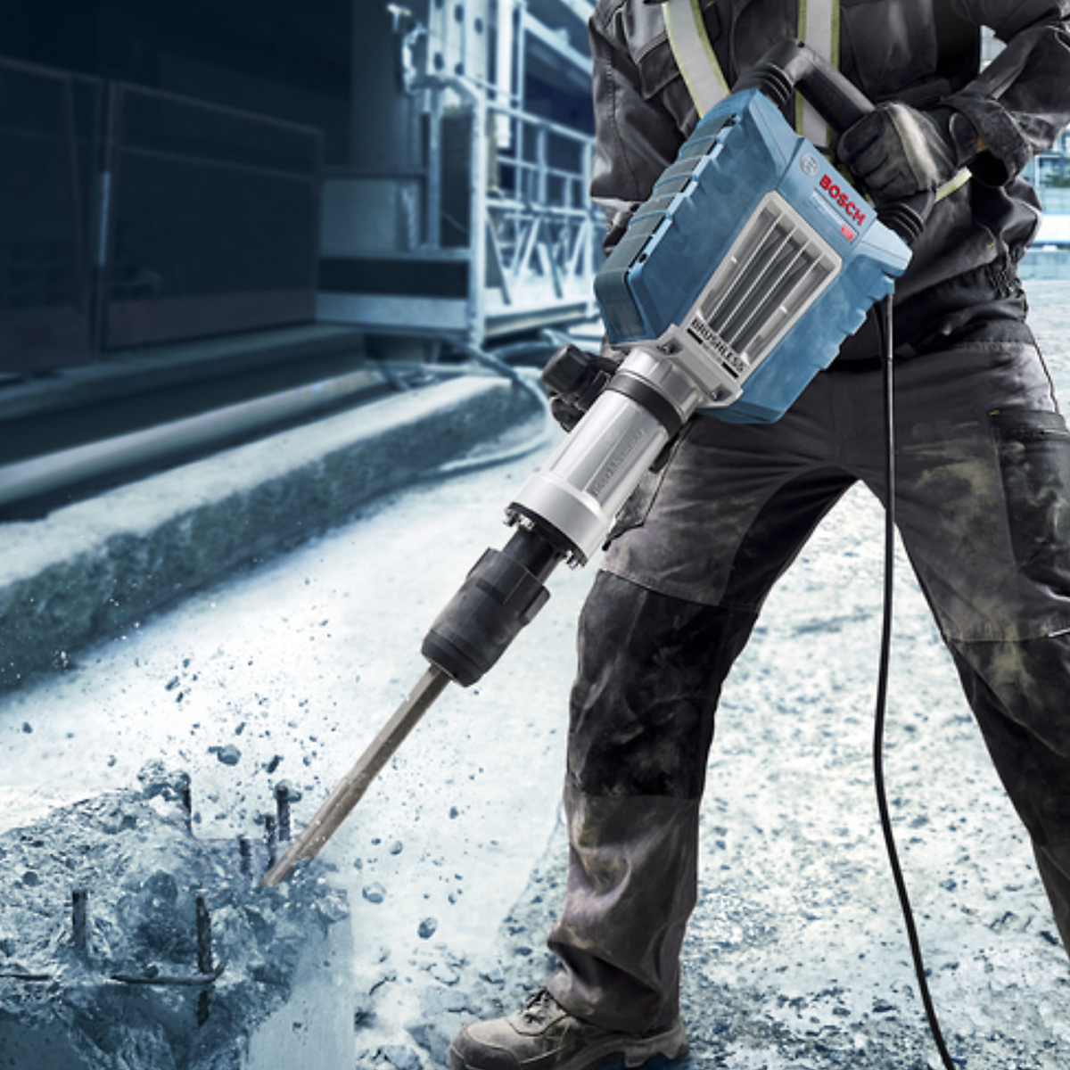 Ponteiro Hexágono SDS Max 22mm x 400mm Para Cinzelamento