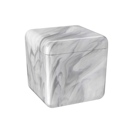 Porta Algodão Cotonetes Cube Organizador Mármore 20879/0480 Coza-6ad3f83b-f195-4515-b4e5-43bab2cb12ec