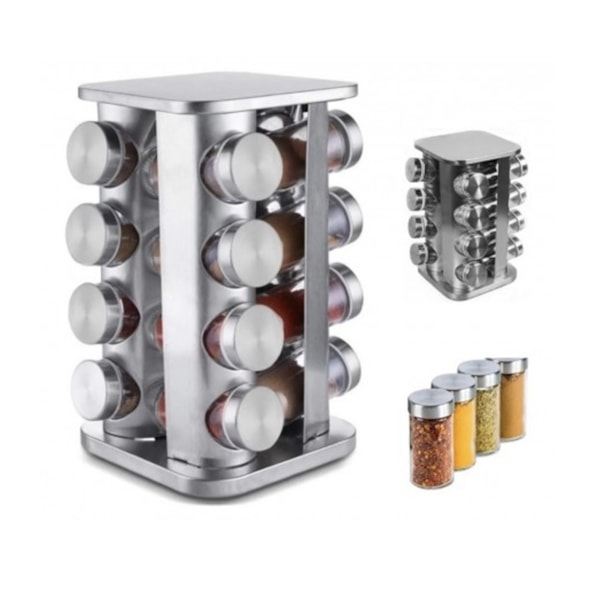 PORTA CONDIMENTOS GIRATORIO BASE QUADRADA 16 FRASCOS-737bd5bf-2b2d-4a8b-a50d-bb7532f4319b