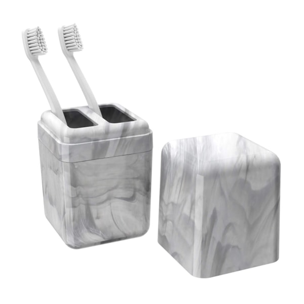 Porta Escova de Dentes Cube Com Tampa Mármore 20877/0480 Coza -824b97a6-8807-430c-b854-85034a7d6551