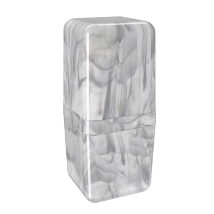 Porta Escova de Dentes Cube Com Tampa Mármore 20877/0480 Coza -f995c645-81d1-4e44-b5be-6a56a99288c4