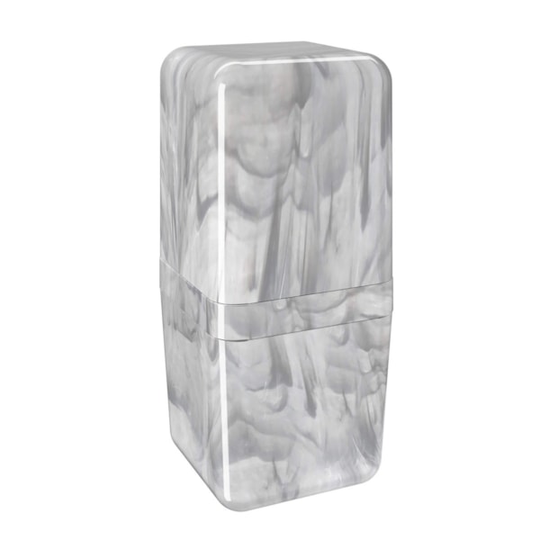 Porta Escova de Dentes Cube Com Tampa Mármore 20877/0480 Coza -bd2d0ef6-4b32-47dd-b30a-a06d9c29c3d9