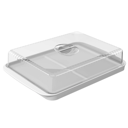 Porta frios Organizador Cozy com Compartimento Duplo Branco 10180/3007 Coza-507b57fd-6f2e-44cc-9bb7-b011580c769c