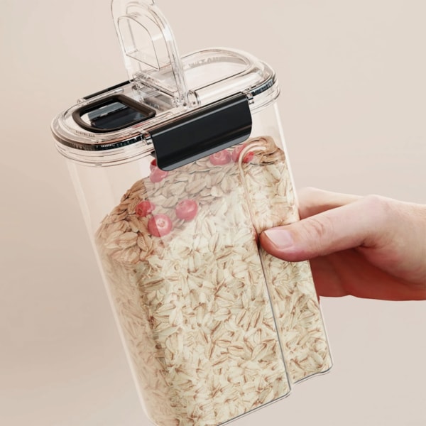 Porta Mantimentos 3,9L Easy 10234/3009 Cristal Coza-c0978217-bb69-42d8-ae39-1c73e6a25356