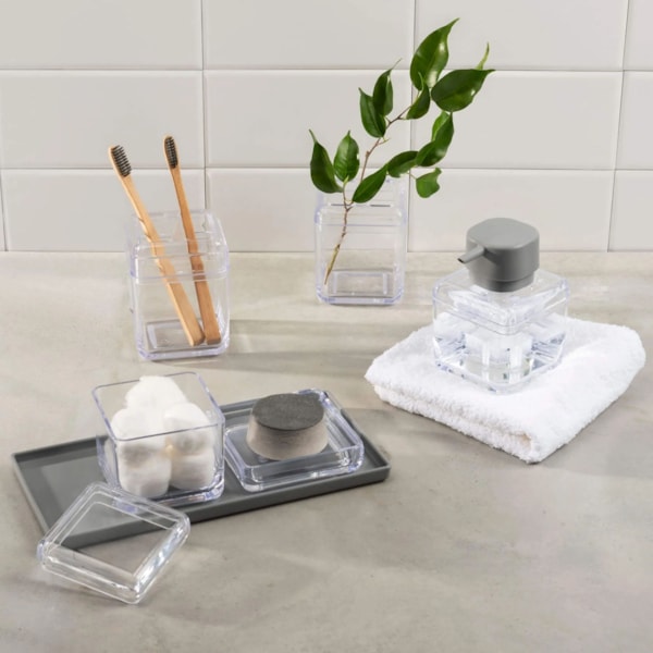 Porta Organizador Algodão e Cotonete Cube Cristal 20879/0009 Coza-16f49e31-c3c7-436a-9b44-048155660586