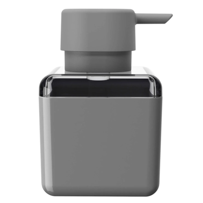 Porta Sabonete Líquido Cube 330ml Cinza Frio e Fumê 20878/0116 Coza-abab075c-f7d5-4afc-abd7-f781e9b21e6f