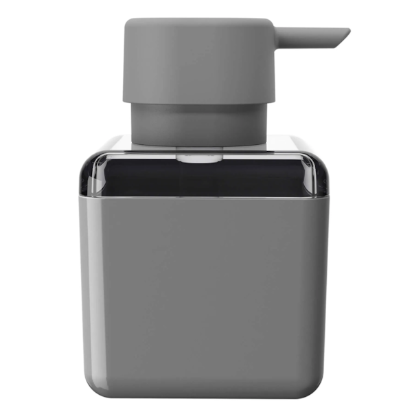 Porta Sabonete Líquido Cube 330ml Cinza Frio e Fumê 20878/0116 Coza-c00456d2-89b7-4f5c-ac99-2fe434e121df