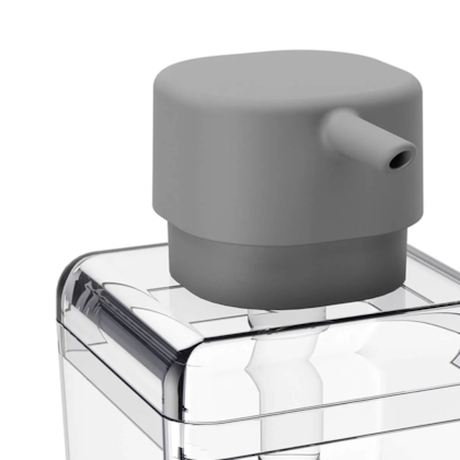 Porta Sabonete Liquído Cube 330ml Cristal 20878/0009 Coza-7f6870b2-8c84-4713-8ffc-73300b9246a0