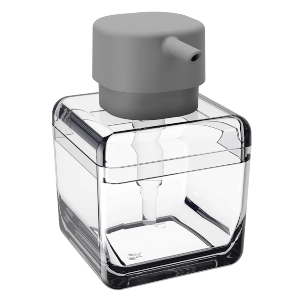 Porta Sabonete Liquído Cube 330ml Cristal 20878/0009 Coza-78c67b74-9ad7-4b7f-802e-9db04fd66b59