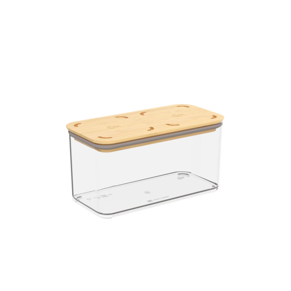 Pote Hermético Modo Bambu 1,3 Litros Cristal 406463009 Coza-1ef3fb2e-5aa2-4733-bc6c-3e3228b0f85c