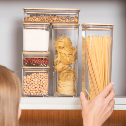 Pote Hermético Modo Bambu 2,7 Litros Cristal 40647/3009 Coza-31f04025-cbec-435d-9209-7506865fe94a