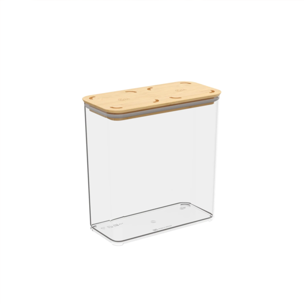 Pote Hermético Modo Bambu 2,7 Litros Cristal 40647/3009 Coza-23006a58-9ed2-4872-8a92-4f902d3643d8