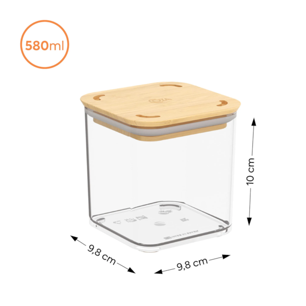 Pote Hermético Modo Bambu 580ml Cristal 406413009 Coza-66738e1e-9231-4ffb-95a9-5475e19becc8