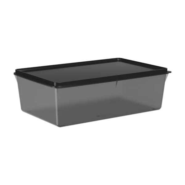 Pote Organizador Retangular Basic Cozinha 4,5L Preto fumê 10174/0001 Coza-c8d5c8a6-7ff3-4ce3-99d3-896cbf3e4c04