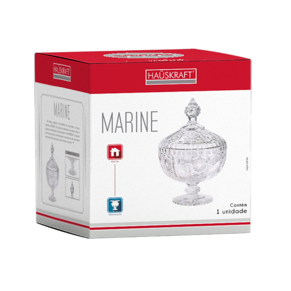 Potiche Decorativo Marine 23,8cm PTCH-006 Hauskraft-59dfe77c-68c0-47b4-a6ad-0c3748f7c0db
