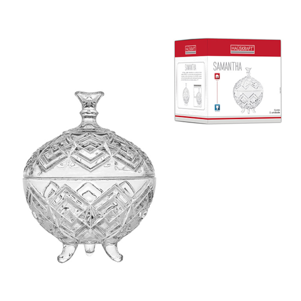 Potiche Decorativo Samantha 800ml PTCH-024 Hauskraft-8eec8f24-dd1c-496c-850d-5b0ab4937a1e