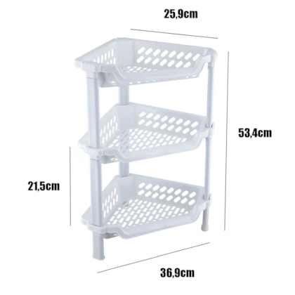 Prateleira Cantoneira para Banheiro Porta Shampoo com 3 Bandejas S11 São Bernardo-a0933bfe-7f26-4e0d-8bc2-e66f64ce5205