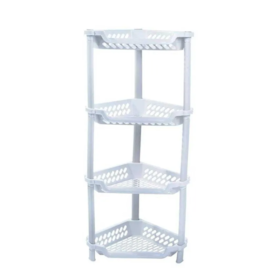 Prateleira Cantoneira para Banheiro Porta Shampoo com 4 Bandejas S05 São Bernardo