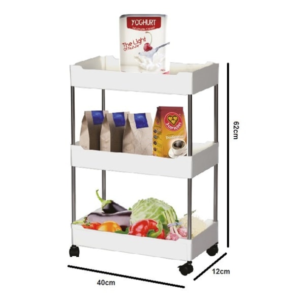 Prateleira Carrinho Organizador Multiuso 3 Andares GH202 Globalmix-721e6a07-5034-48d7-9667-841bc1d9e54d