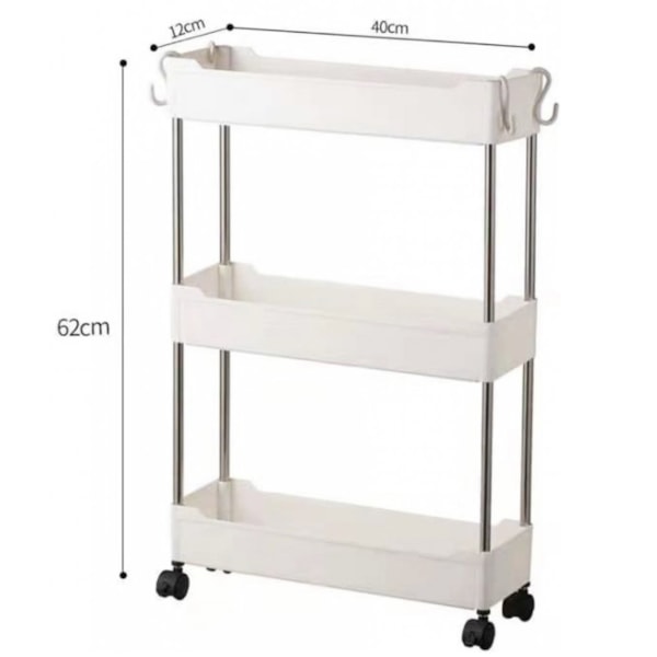 Prateleira Carrinho Organizador Multiuso 3 Andares GH202 Globalmix-85cece4d-31e2-41c0-8934-6ccf84196a78