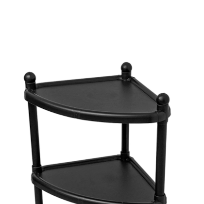 Prateleira de Canto Plástico Preto KIT-H São Bernardo-cf22da25-c9d9-4806-b774-2575ab98077e