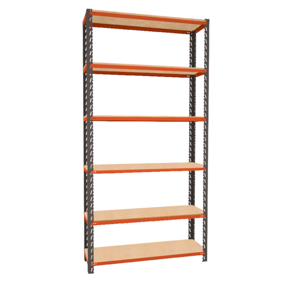 Prateleira de Carga Pesada Desmontável Aço 6 Andares 195cm x 30cm 40300 Presto-f4266bed-06a1-4199-94ef-92d913531876