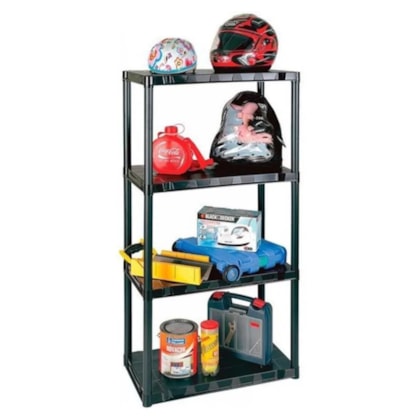 Prateleira Organizadora Modular Shelving Preta PTR08 São Bernardo-021d66dd-affa-4d94-bf39-cb8b57ad2d00