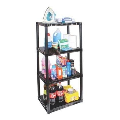 Prateleira Organizadora Modular Shelving Preta PTR10 São Bernardo -4812894a-7216-4cba-90e6-a38771f30cb3