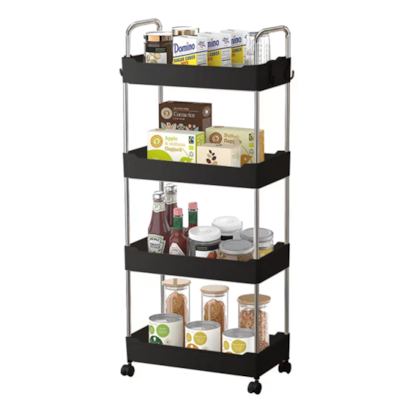 Prateleira Organizadora Multiuso Preto 4 Andares GH203 Globalmix-01865f20-a9ef-4368-b9ca-2beaeb898547