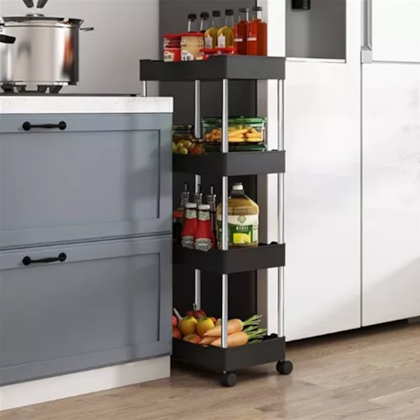 Prateleira Organizadora Multiuso Preto 4 Andares GH203 Globalmix-95244a4a-5a3c-4a58-9f2a-9a1401fe98ee