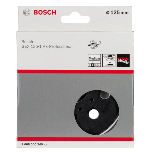 Prato De Borracha Médio Para GEX 125-1 2608000349 Bosch-55c49a36-f494-4837-95ab-efcf756b3500