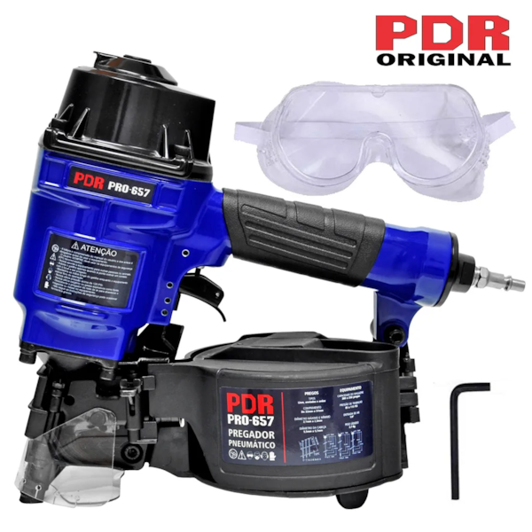 Pregador Pneumático 32 a 57mm 400 Pregos PRO657 LDR2-eb15dee5-67c2-49bc-99d0-b75f0bf13160
