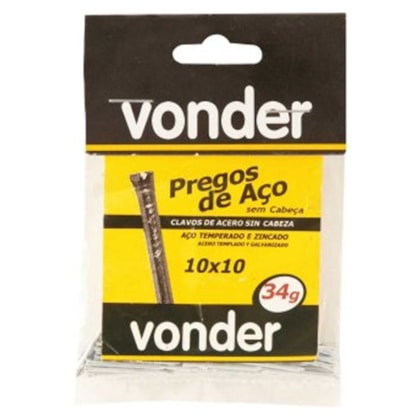 Prego De Aço Com Cabeça 10X10 28.61.101.000 Vonder-ddd8bb11-bca1-4c35-b113-0e9cdfd56695