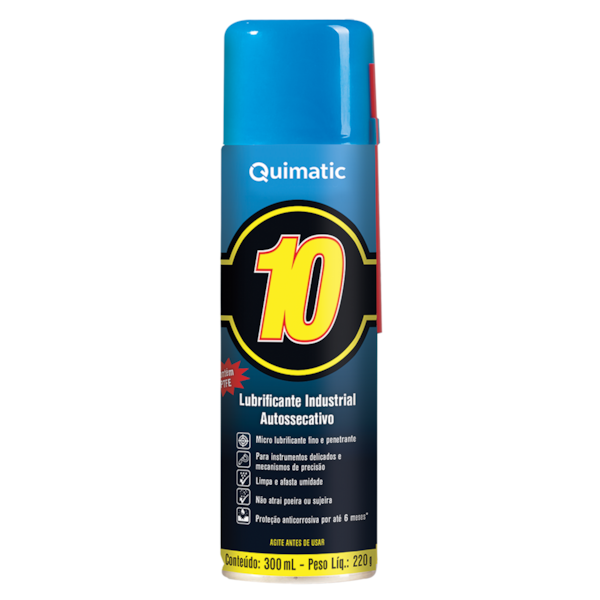 Protetivo Industrial Quimatic10 Não Oleoso Aerossol 300ml Quimatic AA1 -8288a9b8-988a-4185-8699-e057a126717e