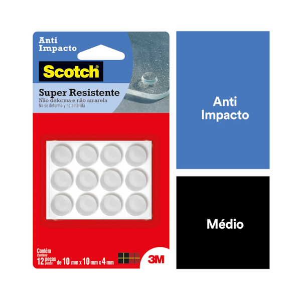 Protetor Anti-Impacto Scotch Médio 12 Un HB004263040 3M-193e96c7-c997-4e7f-a042-7d26b96b1c5a