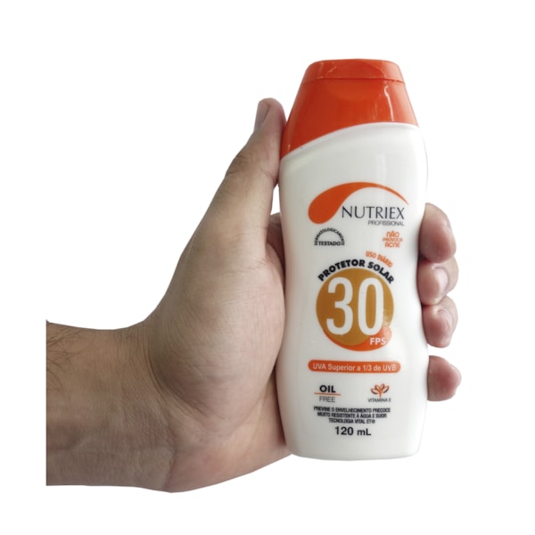 Protetor Solar FPS30 UVA 120ml Nutriex-baedd090-635a-4e6c-a229-cdc01938a26e