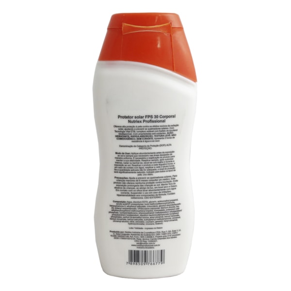 Protetor Solar FPS30 UVA 120ml Nutriex-138e7984-0f68-4287-84b1-bcac89bc5c80