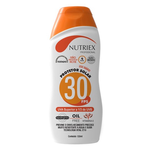 Protetor Solar FPS30 UVA 120ml Nutriex-746a2b54-8353-4665-b5bc-b60c2b2de13c